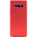 Tekno Grup Samsung Galaxy Note 8 Mat Premium Kırmızı Silikon Kılıf