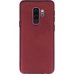 Tekno Grup Samsung Galaxy S9 Mat Premium Silikon Kılıf - Bordo - Redmi Note 6 Pro