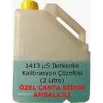 Tekno İstanbul 1413 Μs Iletkenlik Kalibrasyon Çözeltisi 2 Litre Özel Çanta Bidon