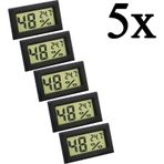 Tekno İstanbul 5'li Hygrometer Dijital Sıcaklık ve Nem Ölçer