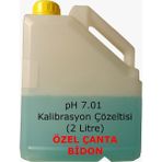 Tekno İstanbul Ph 7.01 Kalibrasyon Çözeltisi 2 Litre Özel Çanta Bidon