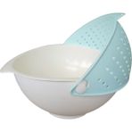 Tekno İstanbul Pratik Süzgeç CK716 (Çap: 24CM) Turkuaz Renk