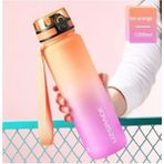 TEKNO İSTANBUL Uzspace Tritan Su Matarası VGN3056 1500ML Mor - Turuncu