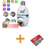 Tekno Mağazam Kablosuz Kamera Gece Görüş Bebek Güvenlik Akıllı Ampul Wifi Kamera