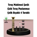 tekno Şarjlı Titanyum Bıçaklı Saç Kesme Makinesi 2026