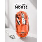 tekno Sessiz Kablosuz USB Girişli Mouse Fare Yüksek Performanslı 2026