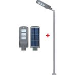 Tekno Solar Güneş Enerjili 180W Bahçe Aydınlatma Direği Solar Sokak Lambası Su Geçirmez Özellik
