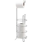 Tekno-tel AYAKLI YEDEKLİ TUVALET KAĞITLIGI KROM MG093