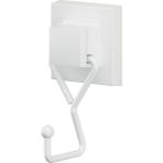 Tekno-tel Delme Vida Matkap Yok! Easyfıx Yapıskanlı Tekli Askı Beyaz EF237