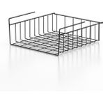 Tekno-tel Dolap Içi Organizer Kanguru Raf Mat Siyah SF074 - 1 Adet