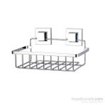 Tekno-tel EASYFİX YAPIŞKANLI TEKLİ KOZMETİK RAFI KROM EF241