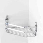 Tekno-Tel ES077 Tek Katlı Banyo Köşe Rafı