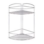 Tekno-Tel JM002 2 Katlı Banyo Köşe Rafı