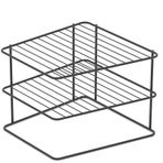 Tekno-Tel KB091 Dolap İçi Düzenleyici Metal Mat Siyah Mutfak Rafı