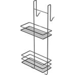 Tekno-Tel LM065 Mat Siyah İki Katlı Asmalı Duşakabin Rafı