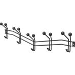 Tekno-tel METAL BONCUKLU 15'Lİ DUVAR ASKISI MAT SİYAH MG082 - Siyah