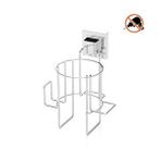 Tekno-Tel Tekno Tel Ef-262 Yapışkanlı Saç Kurutma Makinası Aparatı Krom Çok Renkli
