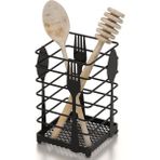 Tekno-tel TEZGAH ÜSTÜ DESENLİ KAŞIKLIK MAT SİYAH MG070
