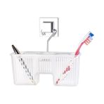Tekno-tel YAPIŞKANLI DİŞ FIRÇALIK MACUNLUK KROM EF058