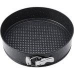Tekno Trust 1 Circle Kelepçeli Kek Kalıbı Siyah 28 cm Alüminyum Siyah Standart