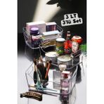 Tekno Trust %100 Plastik 3 Lt Clear Buzdolabı & Dolap Içi Düzenleyici Organizer 3 Adet 23X16X9,5 cm Mutfak 3 Pl - Beyaz