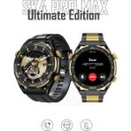 Tekno Trust 200-300 Mah Kalobee Sk4 Pro Max Watch Ultimate Edition Siyah Altın 49MM Çift Kordonlu Akıllı Saat S - 35 - 48 mm