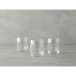Tekno Trust 3 Sare Cam 3'lü Meşrubat Bardağı 270 ml Beyaz 250 - 299 ml Meşrubat Bardağı Cam Bpa Free - 1 lt