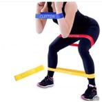 Tekno Trust Aerobik Band Pilates Plates Yoga Fitness Squat Çalışma Lastiği Sarı