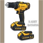 Tekno Trust Akülü Darbeli Matkap 20V 1.5 Ah Şarzlı Vıdalama Sgs 5248 Çift Batarya