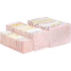 Tekno Trust Baby Çok Amaçlı Akordeon Organize Kız Bebek Odası (3lü Set) Çekmece Düzenleyici - Ahşap Rengi