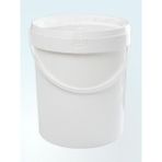 Tekno Trust Banyo Plastik Kova 20 Lt (5 Adet) Kova Hobi Boya Gıda Yoğurt Kovası Beyaz Plastik Beyaz 10 x 15 2