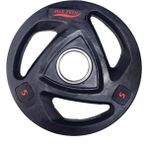 Tekno Trust Beyaz 5 kg İçi Döküm Dışı Kauçuk Kaplama Profesyonel Ağırlık Plakası