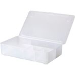 Tekno Trust Beyaz Bölmeli Kutu Şeffaf Düzenleyici 34X21 cm Plastik 1 - 0
