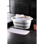 Tekno Trust Beyaz Vera Bath Katlanır Çamaşır Selesi | Çamaşır Sepeti Plastik 20-49 L 40 x 50 Type 0