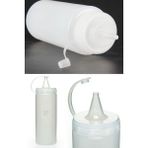 Tekno Trust Chef Şişesi Kapaklı 700 ml Salata Sosu Zeytinyağı Ketçap Mayonez Dağıtıcı Sıkma Sosluk Şişe(4 Adet) - Ahşap - 1 lt