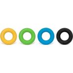 Tekno Trust Çok Renkli 4 Sertlikte Silikon El Bilek Parmak Güçlendirme Ameliyat Sonrasi El Stres Egzersiz Topu