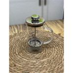 Tekno Trust Hometarz Cam French Press Filtre Kahve Demlik Bitki Çayı Potu Kahve Presi Metalik 600 ML