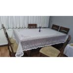Tekno Trust Madam Itzy Dantel Dertsiz Masa Örtüsü Leke Tutmaz Çeyizlik Krem Tül Masa Örtüsü 160 / 220 cm - 10 x 10 cm