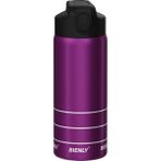 Tekno Trust Matara 600 ml Paslanmaz Çelik Otomatik Pipetli Kapak Su Matarası Okulda Sporda Kampta.bpa Içermez - 0,12 L - 0400