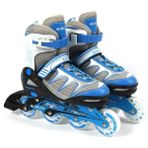 Tekno Trust Mavi Mega 436 Inline Skates Silikon Teker Deluxe Paten Tek Sıra - --