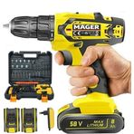 Tekno Trust Max XS Alman 58 W 8 Ah Li-Ion Bataryalı Çift Akülü Metal Şanzıman Darbeli Matkap