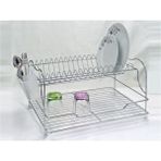 Tekno Trust Metal Kiwa Salsa Çift Katlı Metal Tabaklık - Bulaşık Sepeti Beyaz