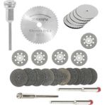 Tekno Trust Mini Grinder Vız Vız Için Kesici Aksesuar Seti Ahşap Metal Plastik Cam Kesme Mini Disk - Altın - 0