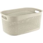 Tekno Trust Örgü Desenli Plastik Çamaşır Sepeti 35 LT(50X20CM) - 50 x 20 cm - Acorn