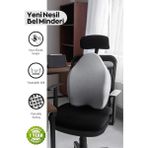 Tekno Trust Ortopedik Bel Yastigi Visco Sandalye Minderi-Yeni Nesil - 10 x 30 cm - 10 x 43 cm
