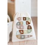 Tekno Trust Sayılar Baskılı Oyuncak Çamaşır Saklama Torbası Isimli Çok Amaçlı Çanta 20X30CM Ebat - 20 x 30 cm - Acorn