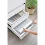 Tekno Trust Şeffaf Kaymaz Dolap Içi Çekmece Raf Örtüsü Kaydırmaz 45 cm x 10 mt Buzdolabı Mufak Dolabı - Ahşap Rengi