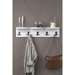 Tekno Trust Suntalam Askılık Duvar Elbise Askılığı Portmanto 80 cm Beyaz Duvara Monte Beyaz 18 cm 80 cm