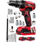 Tekno Trust Teknoloji Hardcore-X Darbeli 256VF 20 Ah Çift Soğutma Şanzuman Çift Akülü Şarjlı Vidalama Matkap
