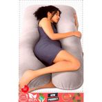 Tekno Trust Visko Ortopedik Bacak Arası Boyun ve Karın Destekli Hamile Yastığı Hamile Uyku Yastıgi Hamile Yastı - 10 x 30 cm - Gri